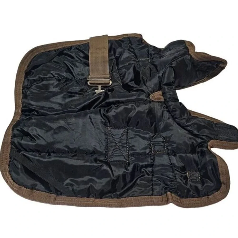 Dog Jacket Durable Red‎ Brown Dog Winter Coat Vest Jacket S/M Puffer Warm